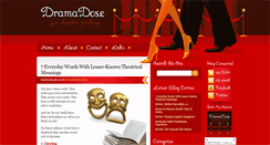 Desktop Screenshot of dramadose.com