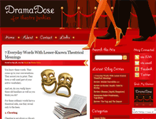 Tablet Screenshot of dramadose.com